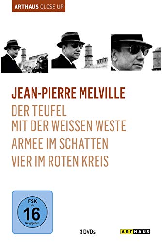 Jean-Pierre Melville - Arthaus Close-Up ( Der Teufel mit der weißen Weste / Armee im Schatten / Vier im roten Kreis ) [3 DVDs] von STUDIOCANAL