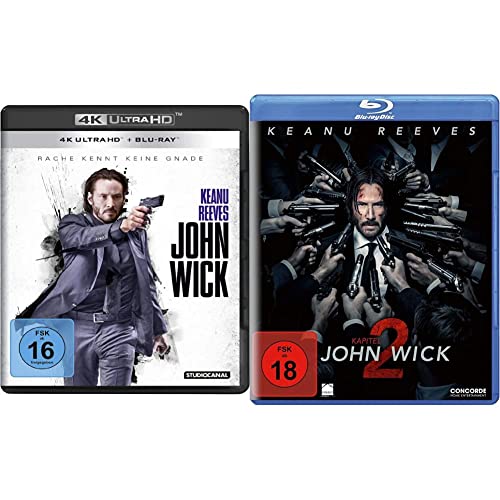 John Wick (4K Ultra-HD) (+ Blu-ray) & John Wick: Kapitel 2 [Blu-ray] von Studiocanal