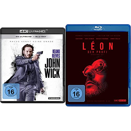 John Wick (4K Ultra-HD) (+ Blu-ray) & Leon - Der Profi / Kinofassung & Director's Cut / Blu-ray von Studiocanal