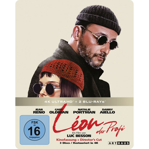 Leon - Der Profi - Definitive Edition - Limited Steelbook      (4K-UHD + 2 Blu-rays) von Studiocanal