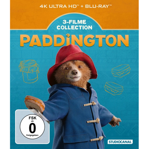 Paddington - 3 Filme Collection      (3 4K-UHDs+3 Blu-rays) von Studiocanal