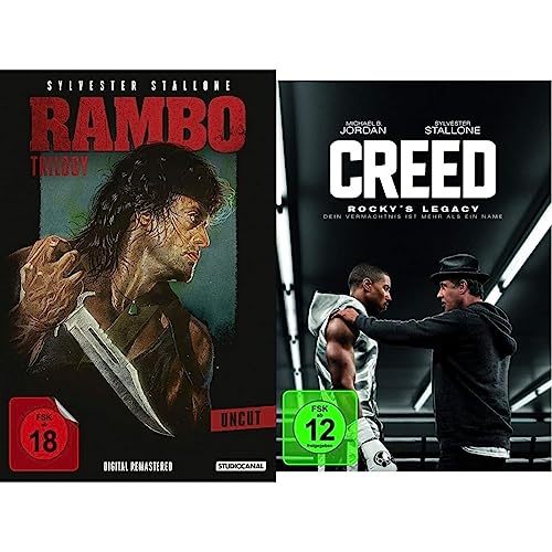 Rambo Trilogy (Uncut, Digital Remastered, 3 Discs) & Creed – Rocky's Legacy von Studiocanal