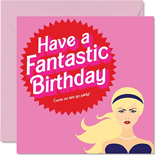 Geburtstagskarten für Frauen – In A Woman's World – Happy Birthday Karte für beste Freundin, Arbeitskollegin, Mutter, Schwester, Cousine, Tante, Oma, 145 mm x 145 mm, Geburtstagskarte für Damen von Stuff4