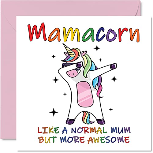 Geburtstagskarten für Mama – Mamacorn – Geburtstagskarte für Mama von Tochter und Sohn Happy Birthday Mum Mummy Unicorn Geburtstagskarte 145 mm x 145 mm Muttertags-Mama Mama Mama lustige Grußkarten Geburtstagskarten für Mama – Mamacorn – Geburtstagskarte für Mama von Tochter und Sohn Happy Birthday Mum Mummy Unicorn Geburtstagskarte 145 mm x 145 mm Muttertags-Mama Mama Mama lustige Grußkarten von Stuff4