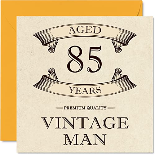 Stuff4 Geburtstagskarte zum 85. Geburtstag für Männer – Alter 85 Jahre – lustige Geburtstagskarte für Opa, Vater, Ehemann, Onkel, Bruder, Großvater, 145 mm x 145 mm Grußkarten, 85. Geburtstagskarte Stuff4 Geburtstagskarte zum 85. Geburtstag für Männer – Alter 85 Jahre – lustige Geburtstagskarte für Opa, Vater, Ehemann, Onkel, Bruder, Großvater, 145 mm x 145 mm Grußkarten, 85. Geburtstagskarte von Stuff4