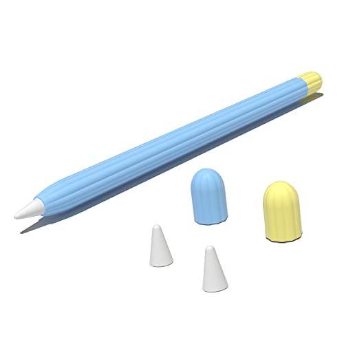 Stweap Klassisches Federmäppchen, kompatibel mit Apple Pencil der 1. Generation, klassisches Design, Perfekter Griff, Schutzhülle, Premium-Silikon (blau) von Stweap