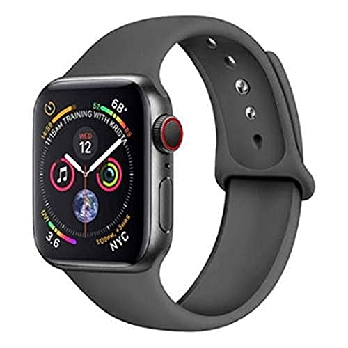 Style Design Apple Watch Silikon Armband, dunkelgrau, Größe: M/, 40/42mm von StyleDesign