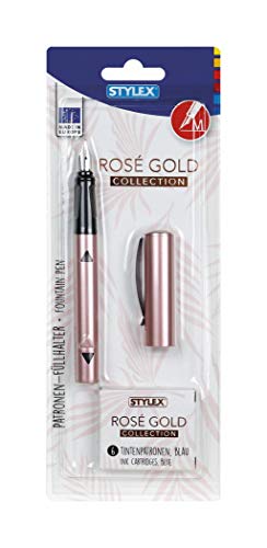 STYLEX 44303 ROSÉ GOLD Collection Patronen-Füllhalter, roségold von Stylex
