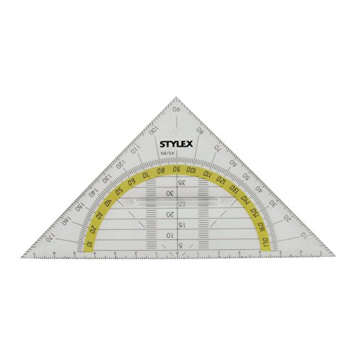 Stylex 37025 Geometriedreieck mit Griff, 16 cm von Stylex