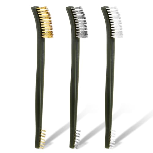 3 Stück Stahlbürste Klein, Dauerhaft Drahtbürste Mini Doppelende Metallbürste Reinigung Messingbürste Grill Reinigungsbürste Nylonbürste für Reinigung Schmutz Und Rost 3 Stück Stahlbürste Klein, Dauerhaft Drahtbürste Mini Doppelende Metallbürste Reinigung Messingbürste Grill Reinigungsbürste Nylonbürste für Reinigung Schmutz Und Rost von Styquenzer