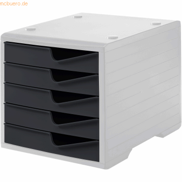 Styro Schubladenbox styroswingbox 5 Schübe grau/anthrazit Styro Schubladenbox styroswingbox 5 Schübe grau/anthrazit von Styro