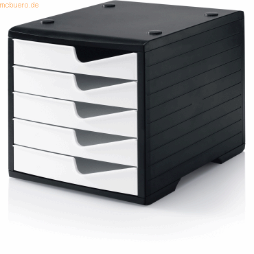 Styro Schubladenbox styroswingbox 5 Schübe schwarz/weiß Styro Schubladenbox styroswingbox 5 Schübe schwarz/weiß von Styro