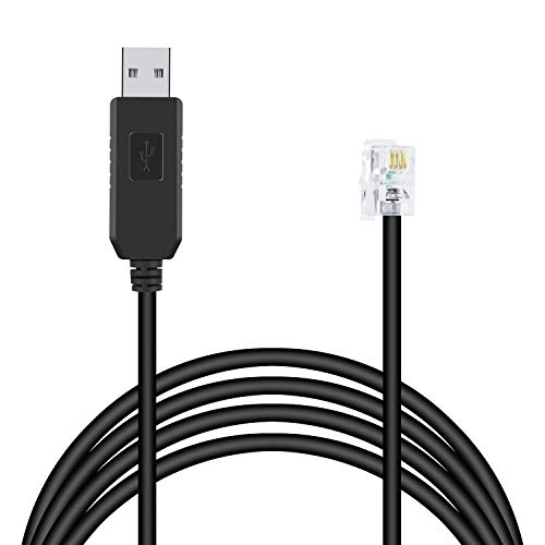 Suamdoen USB C7 C8 Kabel FTDI CDHD USB auf RJ9 4P4C RS232 Schnittstellenadapter Konverter Kabel Support Software für Motor Servo Mmotor Servotronix (Länge: 1,0 m) von Suamdoen