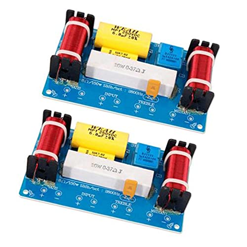 SuanQ 2 StüCk -338 3 Wege Audio Frequenz Teiler HöHen + MitteltöNe + Frequenzweiche Lautsprecher Filter für 8- Lautsprecher DIY von SuanQ