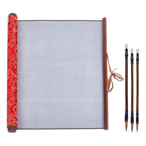 Suanzua 4-Teiliges Übungsset für Chinesische Kalligraphie Ohne Tinte, Wiederverwendbares Wasserschreibset, Stoffrollen, Kalligraphie-Schreibpinsel Suanzua 4-Teiliges Übungsset für Chinesische Kalligraphie Ohne Tinte, Wiederverwendbares Wasserschreibset, Stoffrollen, Kalligraphie-Schreibpinsel von Suanzua