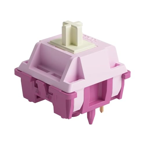 Suanzua 45 Stück Creamy Lila Pro Switch 5-Polig 30gf Absatzachse Kompatibel mit Mechanischer MX-Tastatur Suanzua 45 Stück Creamy Lila Pro Switch 5-Polig 30gf Absatzachse Kompatibel mit Mechanischer MX-Tastatur von Suanzua