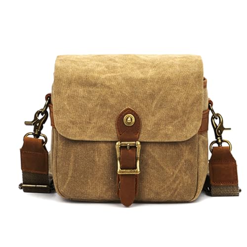 Suanzua Canvas SLR Kameratasche Mini Single Messenger Bags Wasserdicht Verschleißfest Schulter Fotografie Rucksäcke Khaki Suanzua Canvas SLR Kameratasche Mini Single Messenger Bags Wasserdicht Verschleißfest Schulter Fotografie Rucksäcke Khaki von Suanzua