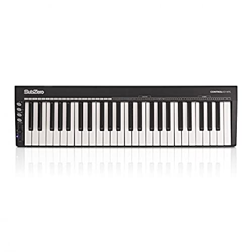 Schlankes tragbares MIDI-Controller-Keyboard mit 49 Tasten SubZero SteuerungKey49S von SubZero