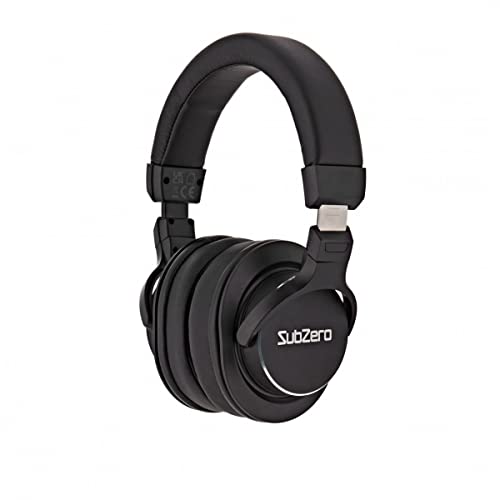 SubZero DJH-200 Professioneller DJ-Kopfhörer mit Kabel Over-Ear von SubZero