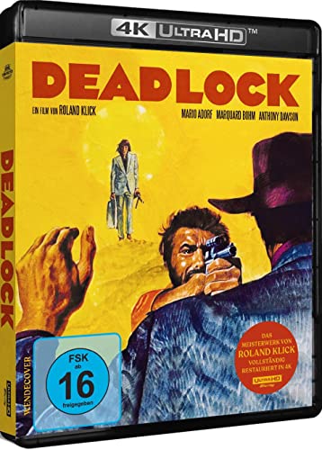 Deadlock - Das Meisterwerk von Roland Klick - Vollständig Restauriert - Limited Edition 500 Stück. Mit Mario Adorf, Anthony Dawson und Marquard Bohm. (4K Ultra HD) [Blu-ray] von Subkultur Entertainment