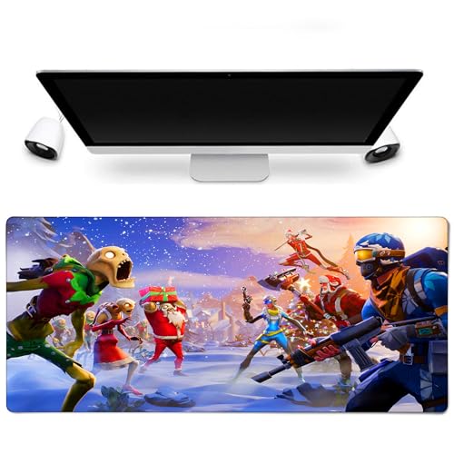 Codename E.L.F. & Crackshot & Red-Nosed Raider Fortnite Victory Royale Mauspad – 900 x 400 mm, episches Design High Definition, stabile Basis, für Büro oder Gaming Codename E.L.F. & Crackshot & Red-Nosed Raider Fortnite Victory Royale Mauspad – 900 x 400 mm, episches Design High Definition, stabile Basis, für Büro oder Gaming von Sublymes