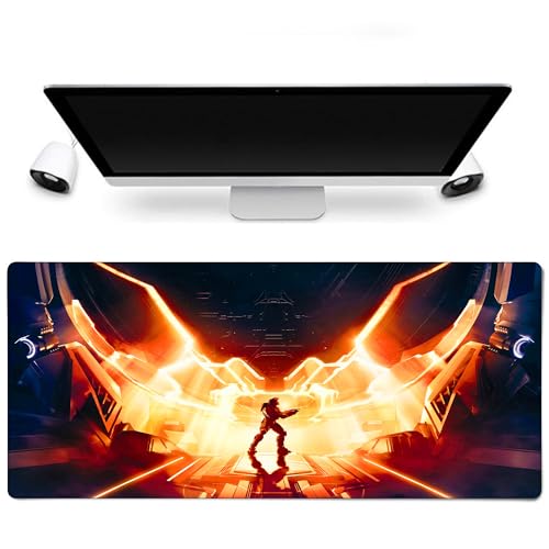 Halo Combat Evolved Schreibtischmatte – 900 x 400 mm, legendäre Optik von Master Chief, rutschfest, genähte Kanten, perfekt für FPS-Spieler Halo Combat Evolved Schreibtischmatte – 900 x 400 mm, legendäre Optik von Master Chief, rutschfest, genähte Kanten, perfekt für FPS-Spieler von Sublymes