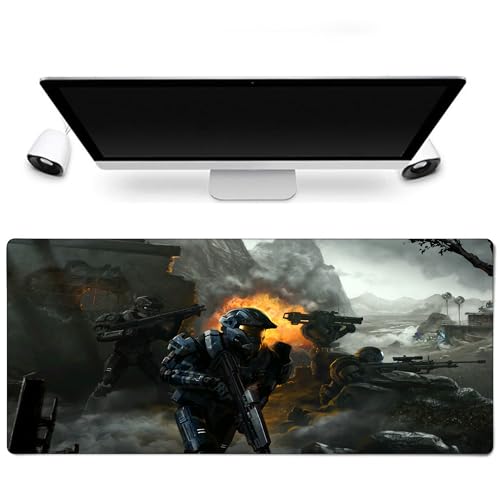 Halo Design Sci-FI Büroteppich – erweitertes Format 900 x 400 mm, glatte Oberfläche, rutschfeste Unterseite, perfekt für Fans und Spartaner Designer Halo Design Sci-FI Büroteppich – erweitertes Format 900 x 400 mm, glatte Oberfläche, rutschfeste Unterseite, perfekt für Fans und Spartaner Designer von Sublymes