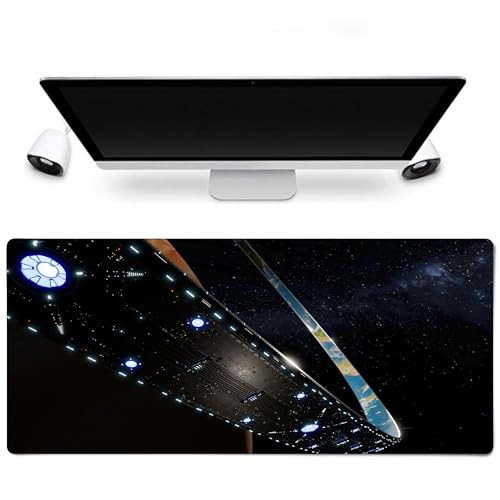 Halo Master Chief Gaming-Mauspad – XXL 900 x 400 mm, wasserdichte Oberfläche, rutschfeste Unterseite, verstärkte Kanten, perfekt für FPS und Büro, Halo Ring & UNSC Ship Halo Master Chief Gaming-Mauspad – XXL 900 x 400 mm, wasserdichte Oberfläche, rutschfeste Unterseite, verstärkte Kanten, perfekt für FPS und Büro, Halo Ring & UNSC Ship von Sublymes