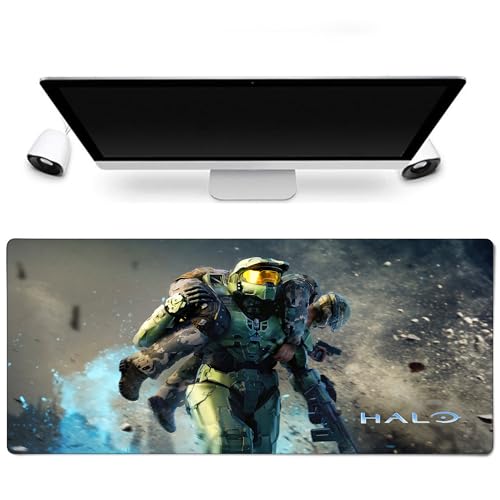 Halo Mauspad Special Edition – Kunst des Master Chief in hoher Auflösung, 900 x 400 mm, rutschfest, langlebig, für intensives Gaming Halo Mauspad Special Edition – Kunst des Master Chief in hoher Auflösung, 900 x 400 mm, rutschfest, langlebig, für intensives Gaming von Sublymes