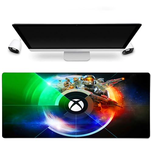Halo Mauspad in Sonderedition – Kunst von Master Chief & Spartan Soldiers in hoher Auflösung, 900 x 400 mm, rutschfest, langlebig, für intensives Gaming von Sublymes