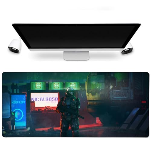 Halo Sonderedition Mauspad – Kunst von mehreren Spartanern in hoher Auflösung, 900 x 400 mm, rutschfest, langlebig, für intensives Gaming Halo Sonderedition Mauspad – Kunst von mehreren Spartanern in hoher Auflösung, 900 x 400 mm, rutschfest, langlebig, für intensives Gaming von Sublymes