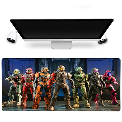 Sublymes Halo Master Chief Gaming-Mauspad – XXL 900 x 400 mm, wasserdichte Oberfläche, rutschfeste Unterseite, verstärkte Kanten, perfekt für FPS und Büro, verschiedene Armor Colors, Multiplayer Sublymes Halo Master Chief Gaming-Mauspad – XXL 900 x 400 mm, wasserdichte Oberfläche, rutschfeste Unterseite, verstärkte Kanten, perfekt für FPS und Büro, verschiedene Armor Colors, Multiplayer von Sublymes