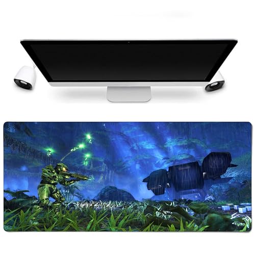 Sublymes Halo Master Chief Gaming-Mauspad – XXL 900 x 400 mm, wasserdichte Oberfläche, rutschfeste Unterseite, verstärkte Kanten, perfekt für FPS und Büro Master Chief Sublymes Halo Master Chief Gaming-Mauspad – XXL 900 x 400 mm, wasserdichte Oberfläche, rutschfeste Unterseite, verstärkte Kanten, perfekt für FPS und Büro Master Chief von Sublymes