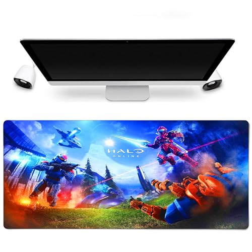 Sublymes Halo Master Chief Gaming-Mauspad – XXL 900 x 400 mm, wasserdichte Oberfläche, rutschfeste Unterseite, verstärkte Kanten, perfekt für FPS und Büro Sublymes Halo Master Chief Gaming-Mauspad – XXL 900 x 400 mm, wasserdichte Oberfläche, rutschfeste Unterseite, verstärkte Kanten, perfekt für FPS und Büro von Sublymes