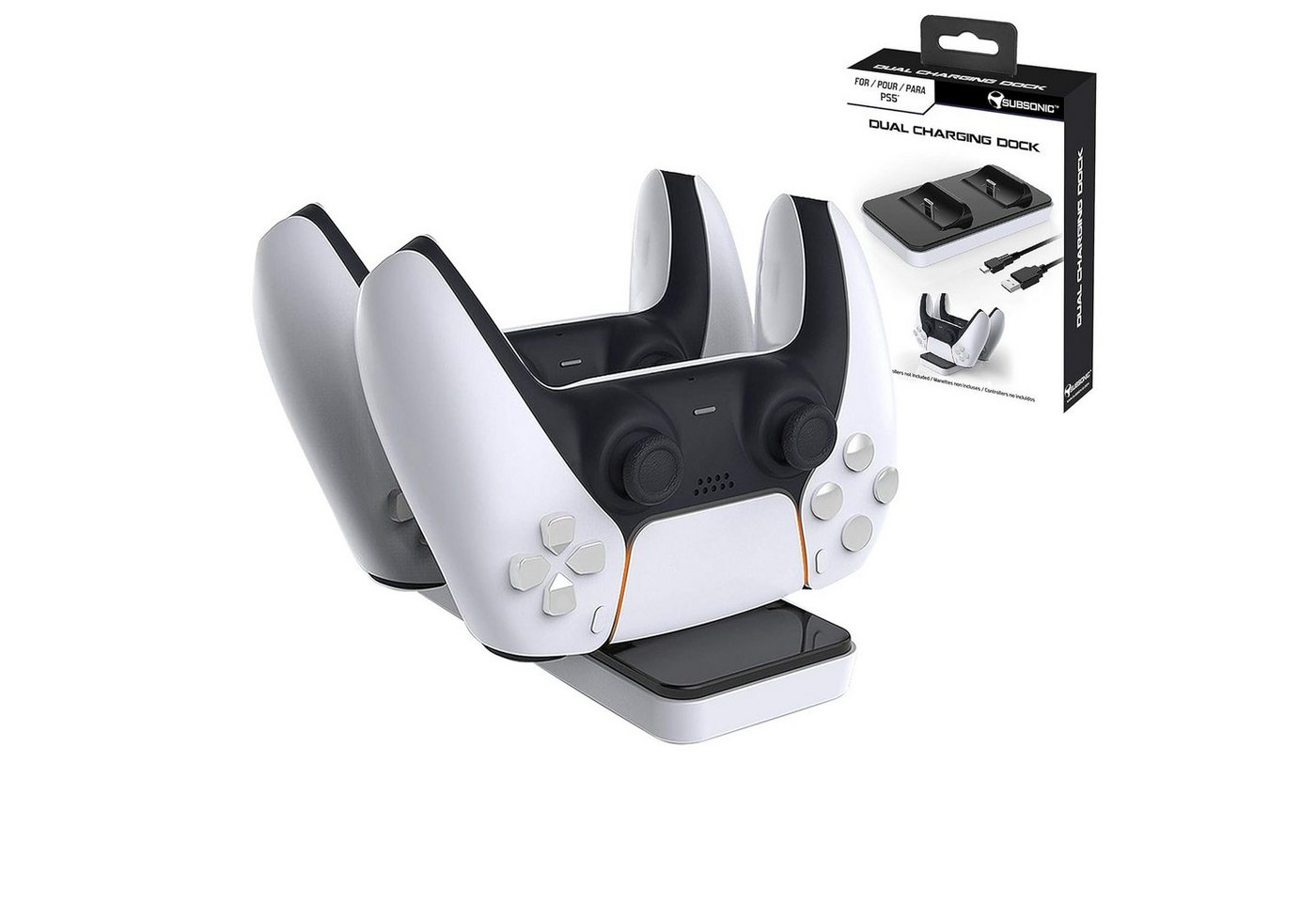 Subsonic PlayStation 5 Controller Ladestation / Charging Dock Controller-Ladestation (1-tlg) von Subsonic