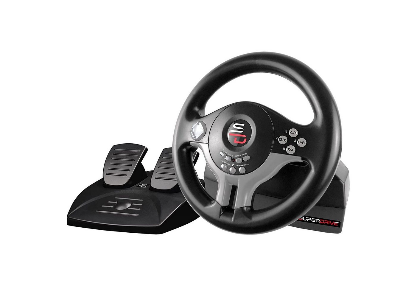 Subsonic Superdrive - Lenkrad Wheel SV200 für Nintendo Switch PS4 Xbox One PC Gaming-Lenkrad von Subsonic