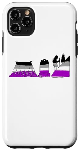 Asexual Pride Camping LGBT Ace Asexuelles Wandercamp im Freien Hülle für iPhone 11 Pro Max Asexual Pride Camping LGBT Ace Asexuelles Wandercamp im Freien Hülle für iPhone 11 Pro Max von Subtle LGBTQ Asexual Pride Designs