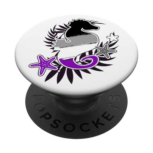 Asexual Pride Cute Seepferdchen LGBT Ace Asexualität Flagge Meer PopSockets Klebender PopGrip Asexual Pride Cute Seepferdchen LGBT Ace Asexualität Flagge Meer PopSockets Klebender PopGrip von Subtle LGBTQ Asexual Pride Designs