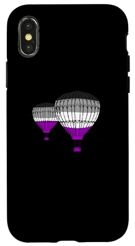 Asexual Pride Heißluftballon LGBT Ace Asexualität Flagge Hülle für iPhone X/XS Asexual Pride Heißluftballon LGBT Ace Asexualität Flagge Hülle für iPhone X/XS von Subtle LGBTQ Asexual Pride Designs
