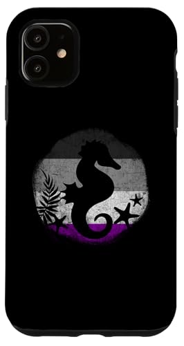 Asexual Pride Seepferdchen Vintage LGBT Ace Asexualität Flagge Hülle für iPhone 11 Asexual Pride Seepferdchen Vintage LGBT Ace Asexualität Flagge Hülle für iPhone 11 von Subtle LGBTQ Asexual Pride Designs