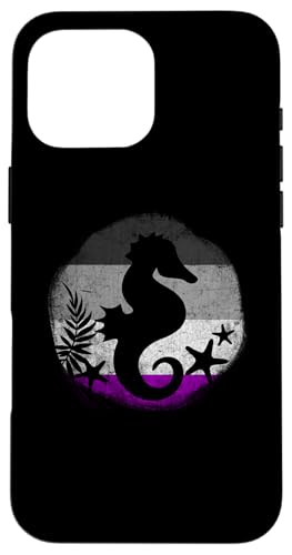 Asexual Pride Seepferdchen Vintage LGBT Ace Asexualität Flagge Hülle für iPhone 16 Pro Max Asexual Pride Seepferdchen Vintage LGBT Ace Asexualität Flagge Hülle für iPhone 16 Pro Max von Subtle LGBTQ Asexual Pride Designs