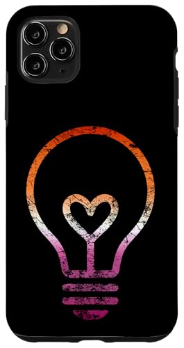 Dezente Lesben-Flagge, Herz, Glühbirne, Vintage Hülle für iPhone 11 Pro Max Dezente Lesben-Flagge, Herz, Glühbirne, Vintage Hülle für iPhone 11 Pro Max von Subtle Lesbian Lightbulb Gifts Apparel