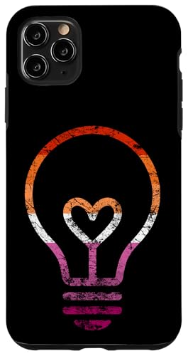 Dezente Lesben-Flagge, Herz, Glühbirne, Vintage Hülle für iPhone 11 Pro Max Dezente Lesben-Flagge, Herz, Glühbirne, Vintage Hülle für iPhone 11 Pro Max von Subtle Lesbian Lightbulb Gifts Apparel