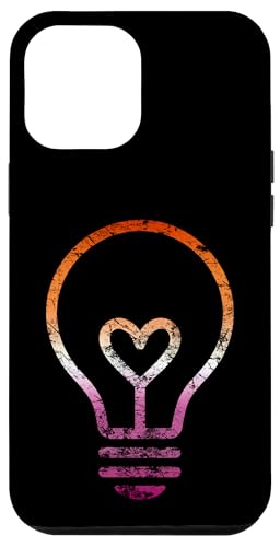 Dezente Lesben-Flagge, Herz, Glühbirne, Vintage Hülle für iPhone 12 Pro Max Dezente Lesben-Flagge, Herz, Glühbirne, Vintage Hülle für iPhone 12 Pro Max von Subtle Lesbian Lightbulb Gifts Apparel