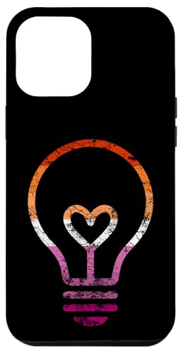 Dezente Lesben-Flagge, Herz, Glühbirne, Vintage Hülle für iPhone 12 Pro Max Dezente Lesben-Flagge, Herz, Glühbirne, Vintage Hülle für iPhone 12 Pro Max von Subtle Lesbian Lightbulb Gifts Apparel