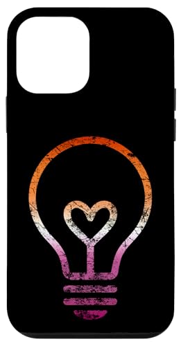 Dezente Lesben-Flagge, Herz, Glühbirne, Vintage Hülle für iPhone 12 mini Dezente Lesben-Flagge, Herz, Glühbirne, Vintage Hülle für iPhone 12 mini von Subtle Lesbian Lightbulb Gifts Apparel