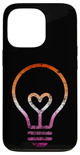 Dezente Lesben-Flagge, Herz, Glühbirne, Vintage Hülle für iPhone 13 Pro Dezente Lesben-Flagge, Herz, Glühbirne, Vintage Hülle für iPhone 13 Pro von Subtle Lesbian Lightbulb Gifts Apparel