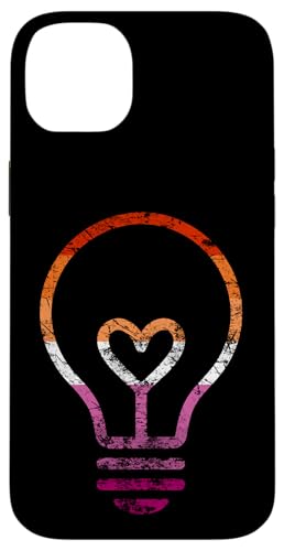 Dezente Lesben-Flagge, Herz, Glühbirne, Vintage Hülle für iPhone 14 Plus Dezente Lesben-Flagge, Herz, Glühbirne, Vintage Hülle für iPhone 14 Plus von Subtle Lesbian Lightbulb Gifts Apparel