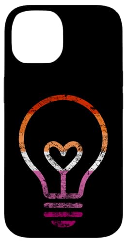 Dezente Lesben-Flagge, Herz, Glühbirne, Vintage Hülle für iPhone 14 Dezente Lesben-Flagge, Herz, Glühbirne, Vintage Hülle für iPhone 14 von Subtle Lesbian Lightbulb Gifts Apparel
