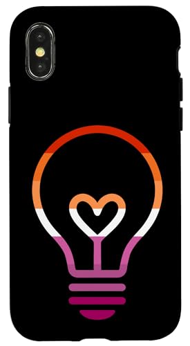 Dezente Lesben-Flaggen-Glühbirne Hülle für iPhone X/XS Dezente Lesben-Flaggen-Glühbirne Hülle für iPhone X/XS von Subtle Lesbian Lightbulb Gifts Apparel